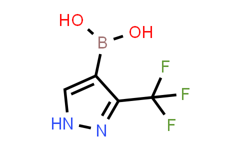 CAS No. 1202054-12-3, (3-(Trifluoromethyl)-1H-pyrazol-4-yl)boronic acid