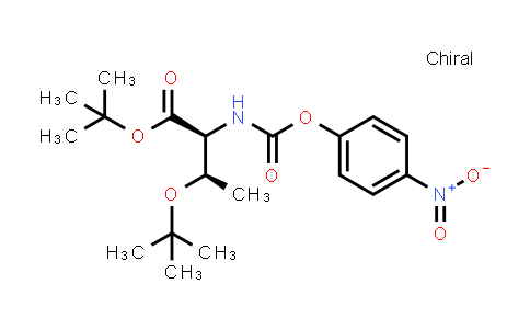 CAS No. 1202237-10-2, (2S,3R)-tert-butyl 3-(tert-butoxy)-2-(((4-nitrophenoxy)carbonyl)amino)butanoate