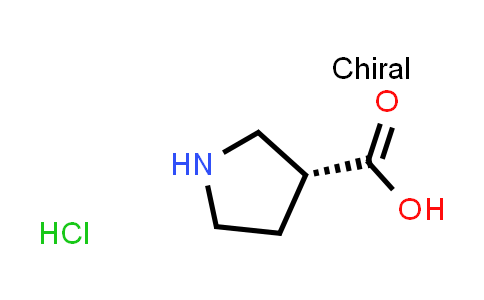 CAS No. 1202245-51-9, (R)-Pyrrolidine-3-carboxylic acid hydrochloride