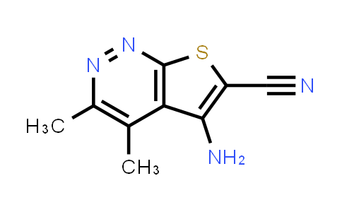 CAS No. 1202459-07-1, 5-Amino-3,4-dimethylthieno[2,3-c]pyridazine-6-carbonitrile