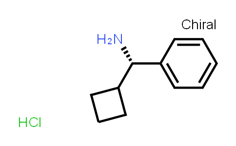 CAS No. 1202478-42-9, (S)-Cyclobutyl(phenyl)methanamine hydrochloride