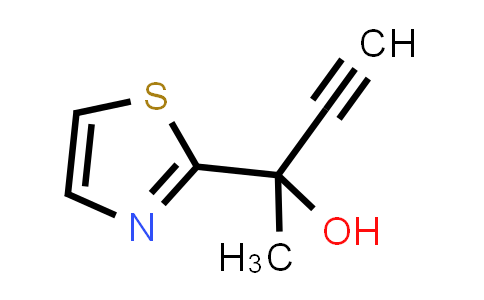 CAS No. 1202769-68-3, 2-(Thiazol-2-yl)but-3-yn-2-ol