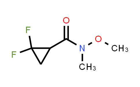 CAS No. 1202774-49-9, 2,2-Difluoro-N-methoxy-N-methylcyclopropane-1-carboxamide