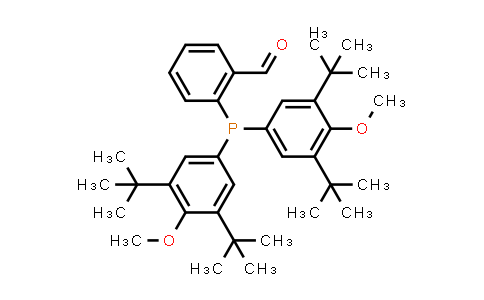 CAS No. 1202865-21-1, 2-[Bis[3,5-bis(1,1-dimethylethyl)-4-methoxyphenyl]phosphino]benzaldehyde