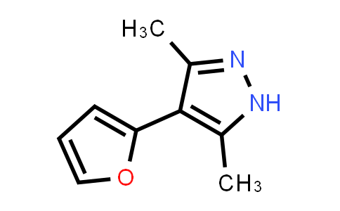 CAS No. 120290-06-4, 4-(Furan-2-yl)-3,5-dimethyl-1H-pyrazole