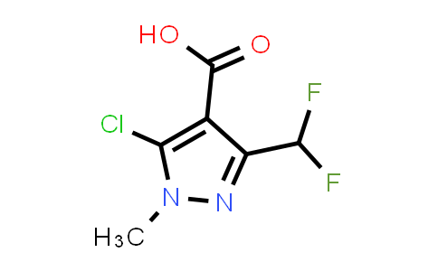CAS No. 1202993-11-0, 5-Chloro-3-(difluoromethyl)-1-methyl-1H-pyrazole-4-carboxylic acid