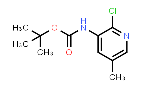 CAS No. 1203498-98-9, tert-Butyl 2-chloro-5-methylpyridin-3-ylcarbamate