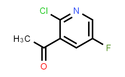 CAS No. 1203499-12-0, 1-(2-Chloro-5-fluoropyridin-3-yl)ethanone