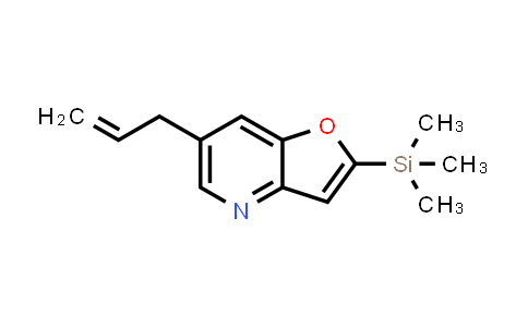 CAS No. 1203499-15-3, 6-Allyl-2-(trimethylsilyl)furo[3,2-b]pyridine