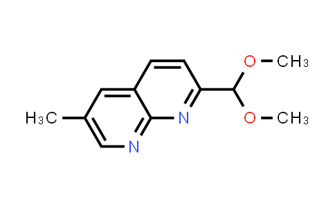 CAS No. 1203499-56-2, 2-(Dimethoxymethyl)-6-methyl-1,8-naphthyridine