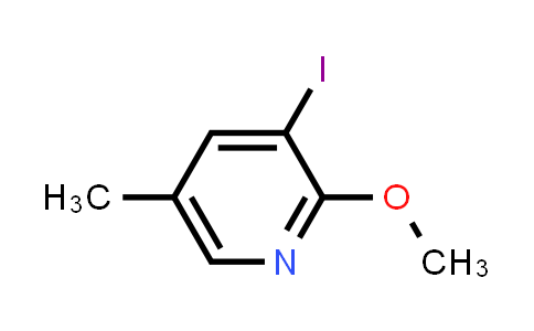 CAS No. 1203499-63-1, 3-Iodo-2-methoxy-5-methylpyridine