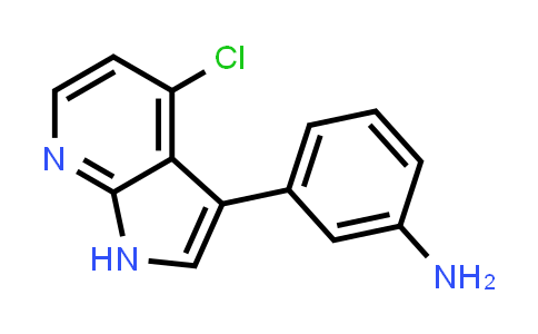 CAS No. 1203565-81-4, Benzenamine, 3-(4-chloro-1H-pyrrolo[2,3-b]pyridin-3-yl)-
