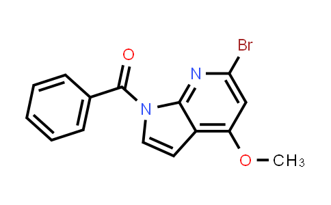 CAS No. 1203566-54-4, Methanone, (6-bromo-4-methoxy-1H-pyrrolo[2,3-b]pyridin-1-yl)phenyl-