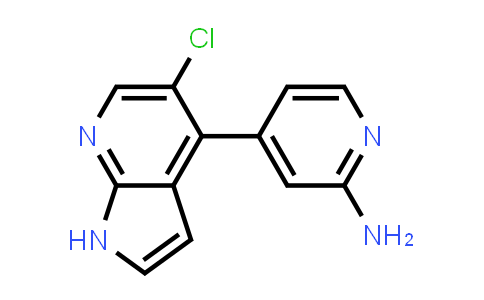 CAS No. 1203568-87-9, 2-Pyridinamine, 4-(5-chloro-1H-pyrrolo[2,3-b]pyridin-4-yl)-