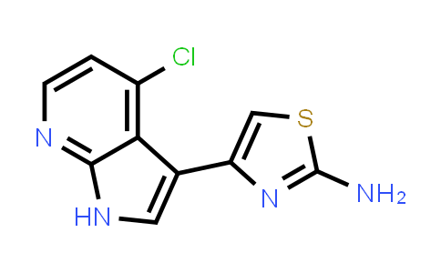 CAS No. 1203569-25-8, 2-Thiazolamine, 4-(4-chloro-1H-pyrrolo[2,3-b]pyridin-3-yl)-