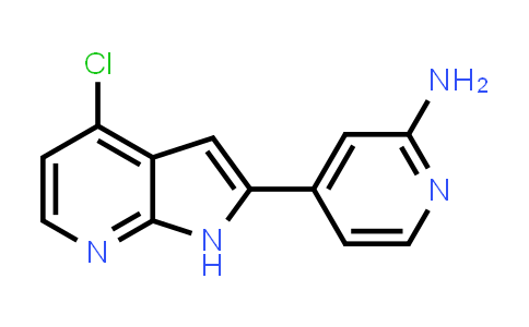 CAS No. 1203569-39-4, 2-Pyridinamine, 4-(4-chloro-1H-pyrrolo[2,3-b]pyridin-2-yl)-