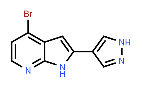 CAS No. 1203569-59-8, 1H-Pyrrolo[2,3-b]pyridine, 4-bromo-2-(1H-pyrazol-4-yl)-