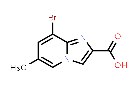 CAS No. 1203571-75-8, 8-Bromo-6-methylimidazo[1,2-a]pyridine-2-carboxylic acid