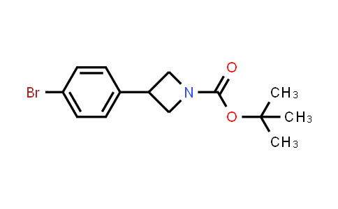 CAS No. 1203681-52-0, tert-Butyl 3-(4-bromophenyl)azetidine-1-carboxylate