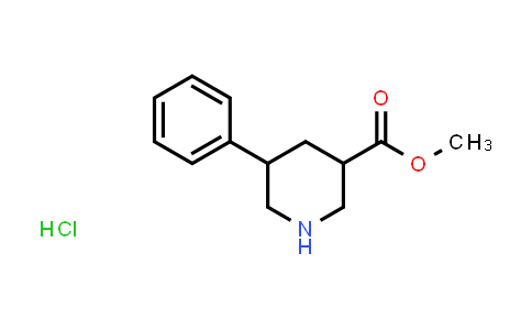 CAS No. 1203685-55-5, Methyl 5-phenylpiperidine-3-carboxylate hydrochloride