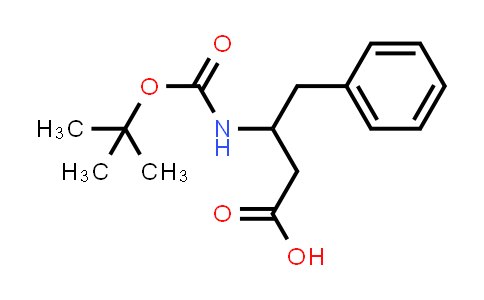 CAS No. 120378-17-8, 3-((tert-Butoxycarbonyl)amino)-4-phenylbutanoic acid