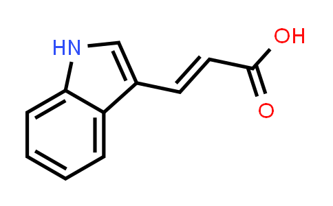 CAS No. 1204-06-4, 3-(1H-Indol-3-yl)acrylic acid
