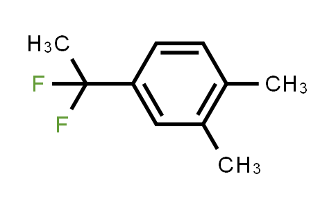 CAS No. 1204295-66-8, 4-(1,1-Difluoroethyl)-1,2-dimethylbenzene