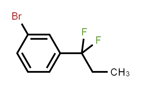 CAS No. 1204295-68-0, 1-Bromo-3-(1,1-difluoropropyl)benzene