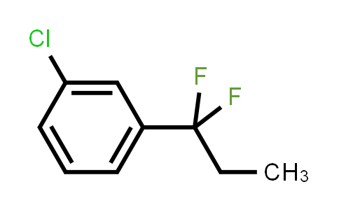 CAS No. 1204295-82-8, 1-Chloro-3-(1,1-difluoropropyl)benzene