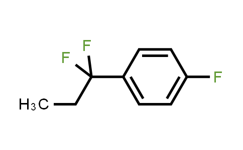 CAS No. 1204295-95-3, 1-(1,1-Difluoropropyl)-4-fluorobenzene