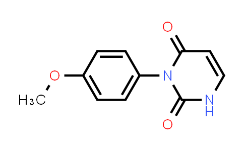 CAS No. 1204296-36-5, 3-(4-Methoxyphenyl)pyrimidine-2,4(1H,3H)-dione