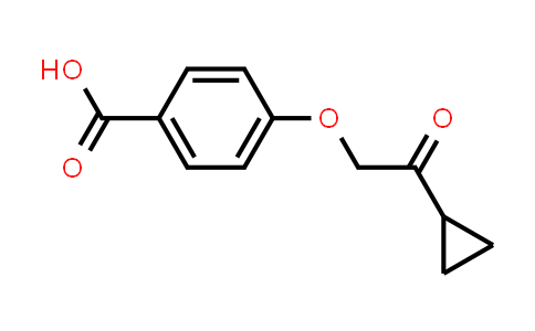 CAS No. 1204296-48-9, 4-(2-Cyclopropyl-2-oxoethoxy)benzoic acid