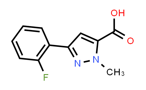CAS No. 1204296-61-6, 3-(2-Fluorophenyl)-1-methyl-1H-pyrazole-5-carboxylic acid
