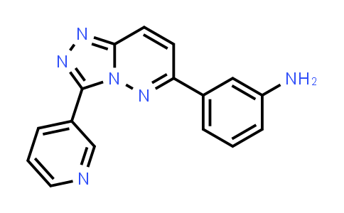 CAS No. 1204296-89-8, [3-(3-Pyridin-3-yl[1,2,4]triazolo[4,3-b]pyridazin-6-yl)phenyl]amine