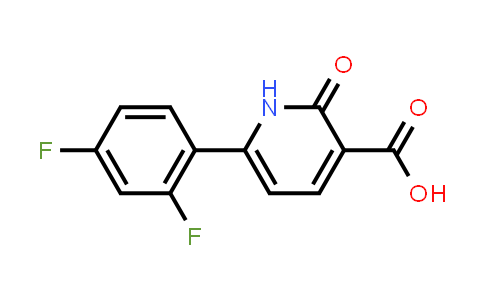 CAS No. 1204296-90-1, 6-(2,4-Difluorophenyl)-2-oxo-1,2-dihydropyridine-3-carboxylic acid
