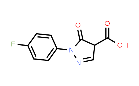 CAS No. 1204297-01-7, 1-(4-Fluorophenyl)-5-oxo-4,5-dihydro-1H-pyrazole-4-carboxylic acid
