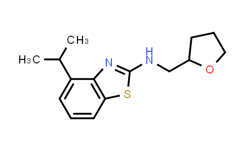 CAS No. 1204297-10-8, 4-Isopropyl-N-(tetrahydrofuran-2-ylmethyl)-1,3-benzothiazol-2-amine