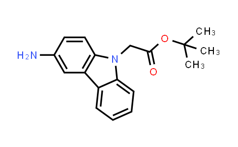 CAS No. 1204297-59-5, tert-Butyl (3-amino-9H-carbazol-9-yl)acetate