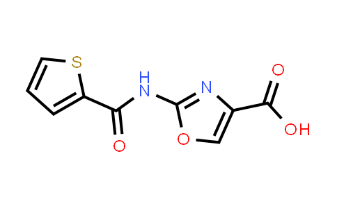 CAS No. 1204297-76-6, 2-[(2-Thienylcarbonyl)amino]-1,3-oxazole-4-carboxylic acid