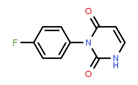 CAS No. 1204297-90-4, 3-(4-Fluorophenyl)pyrimidine-2,4(1H,3H)-dione