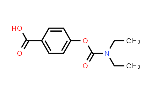 CAS No. 1204297-93-7, 4-[(Diethylcarbamoyl)oxy]benzoic acid