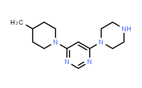 CAS No. 1204297-98-2, 4-(4-Methylpiperidin-1-yl)-6-piperazin-1-ylpyrimidine