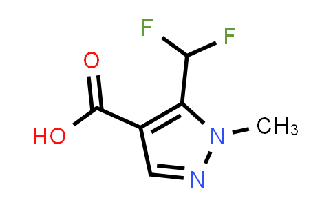 CAS No. 1204298-65-6, 5-(Difluoromethyl)-1-methyl-1H-pyrazole-4-carboxylic acid