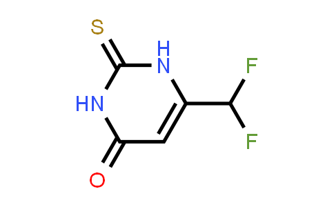 CAS No. 1204298-76-9, 6-(Difluoromethyl)-2-sulfanylidene-1,2,3,4-tetrahydropyrimidin-4-one