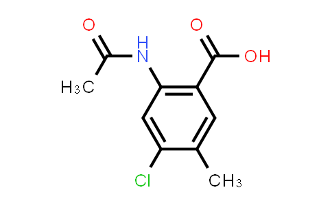 CAS No. 1204312-39-9, 2-Acetamido-4-chloro-5-methylbenzoic acid