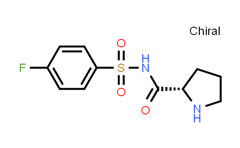 CAS No. 1204408-75-2, 2-Pyrrolidinecarboxamide, N-[(4-fluorophenyl)sulfonyl]-, (2S)-