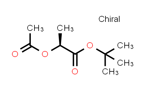 CAS No. 120444-05-5, tert-Butyl (S)-2-acetoxypropanoate