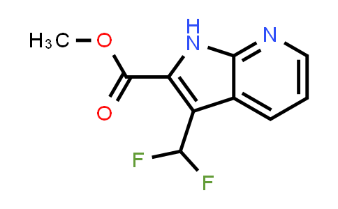 CAS No. 1204475-77-3, 1H-Pyrrolo[2,3-b]pyridine-2-carboxylic acid, 3-(difluoromethyl)-, methyl ester