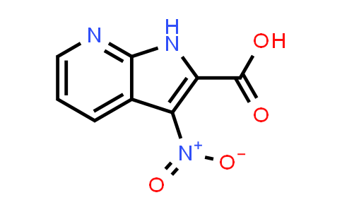 CAS No. 1204475-82-0, 1H-Pyrrolo[2,3-b]pyridine-2-carboxylic acid, 3-nitro-