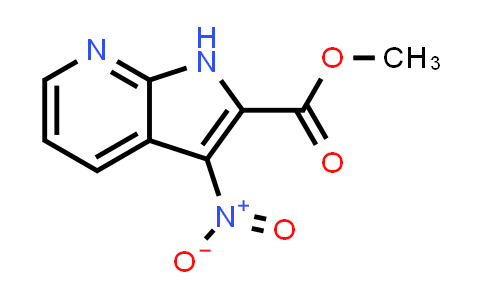 CAS No. 1204475-83-1, 1H-Pyrrolo[2,3-b]pyridine-2-carboxylic acid, 3-nitro-, methyl ester